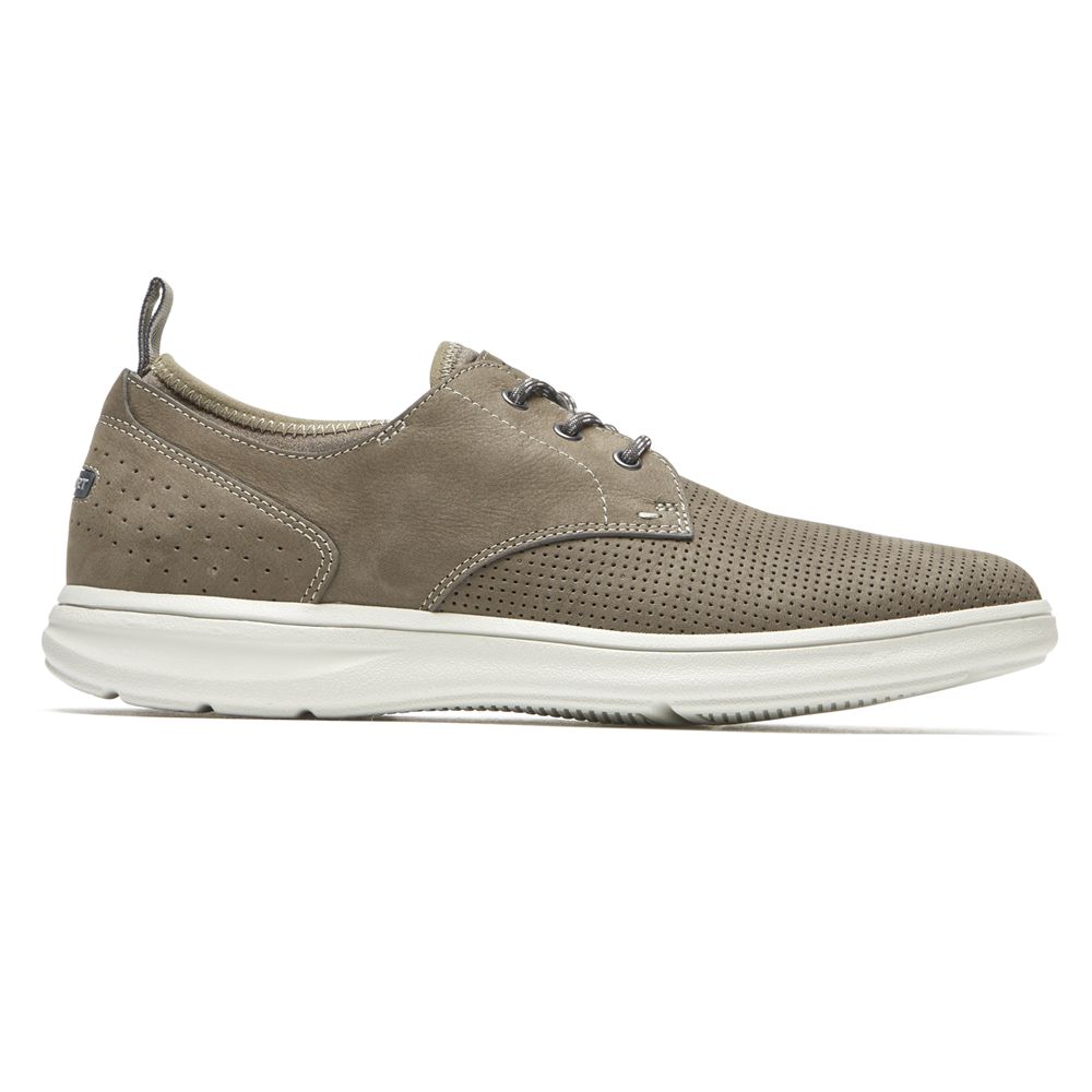 Sapatos Oxford Homem Rockport Beckwith Plain Toe Verde Oliva,Portugal LIENP-4257